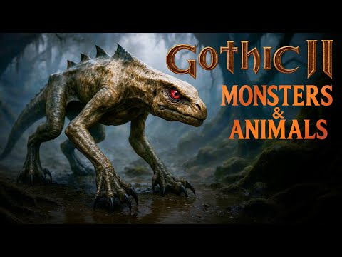 Gothic 2. Monsters and Animals. AI Generated.