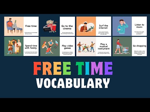 Free Time Activities vocabulary. General Free Time Activities.