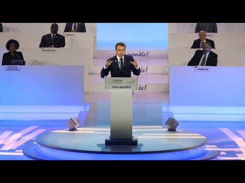 خطاب الرئيس الفرنسي إيمانويل ماكرون في افتتاح القمة الـ17 للفرانكفونية