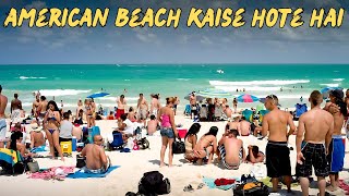 अमेरिका के beach kaise hote hai | America Beach Vlog In Hindi | Indian Vlogger | Indian In USA