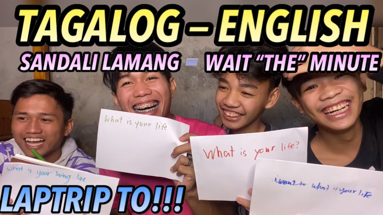 TRANSLATING TAGALOG SENTENCE INTO ENGLISH CHALLENGE (SAKIT SA ULO!!) | Alvin Mariñas