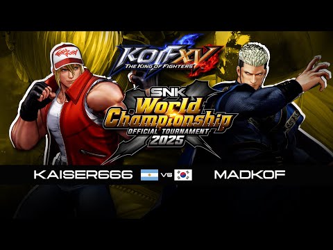 KOF XV 🇦🇷 KAISER666 vs MADKOF 🇰🇷 | SNK World Championship 2025 | THE KING OF FIGHTERS XV #SWC2025