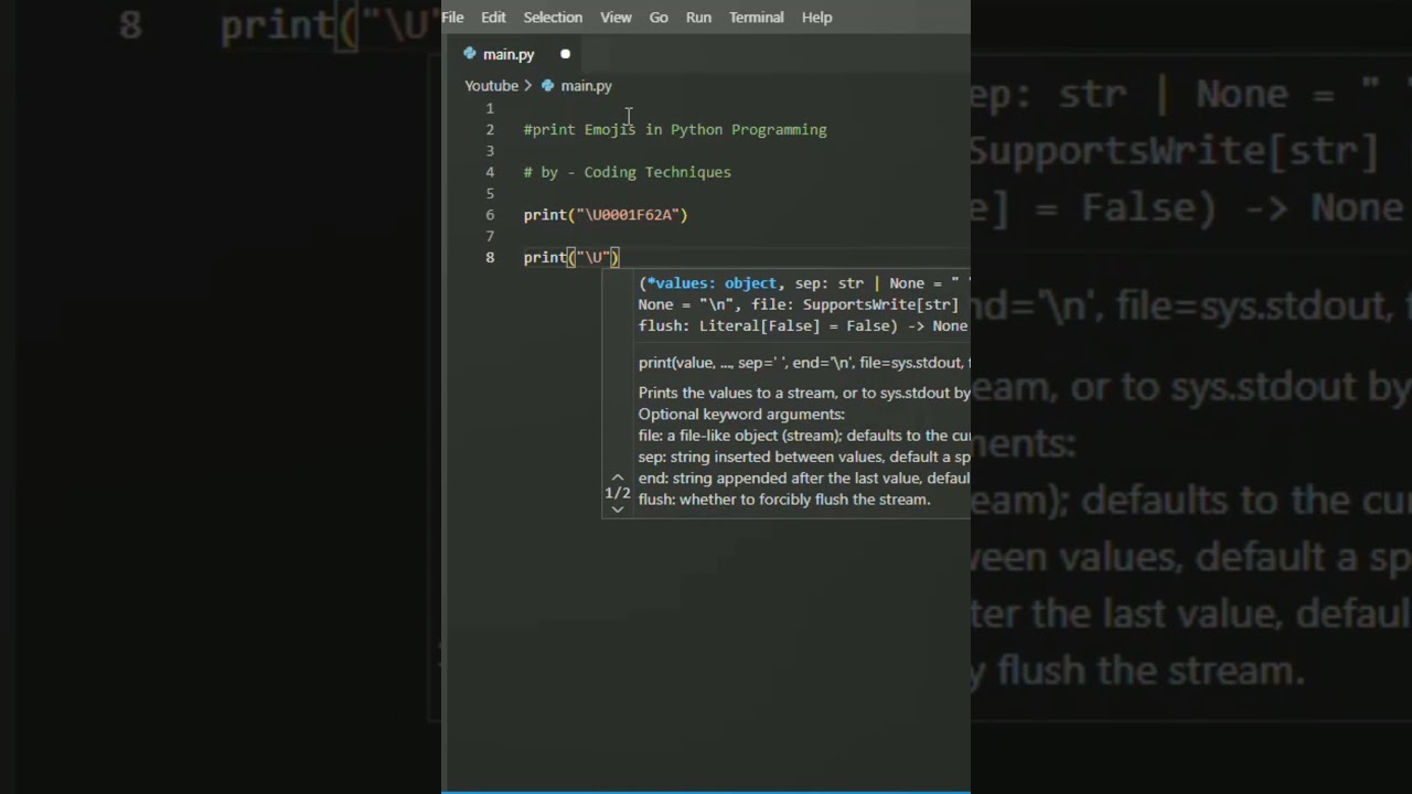 How To Print Emojis In Python 🐍