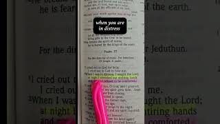When I was in distress, I sought the Lord.Psalms 77:2 #Godspromise333 #shortsvideo