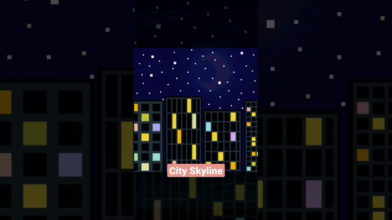 City Skyline - Pixilart Daily #pixilart #pixelart #pixelartgallery