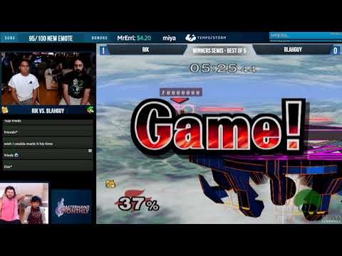 Master Hand Monthly (Aug 2018) - RiK (Fox) vs. Blahguy (Luigi) - SSBM - Winners Semis