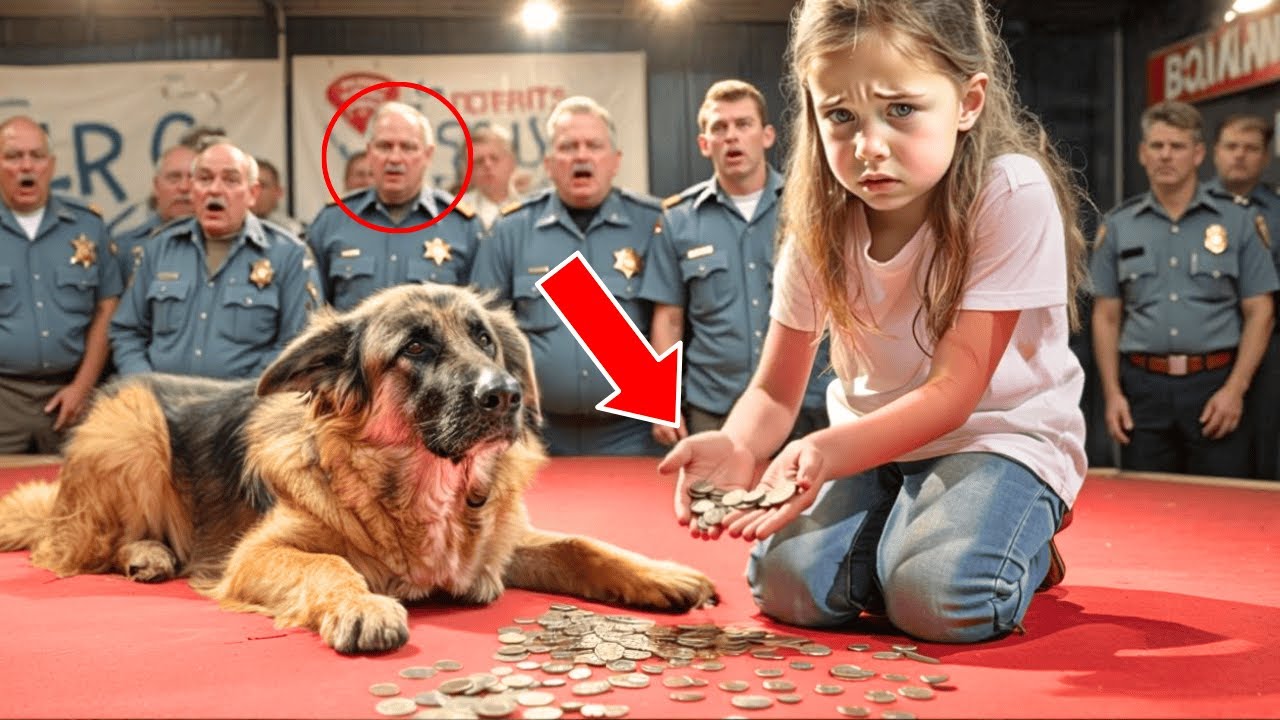 A Little Girl Of Fallen Deputy To Buy Her Dad's K9 Dog At Auction, The Reason Why Is Shocking!