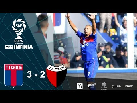 #CopaSuperliga: resumen de Tigre - Colón