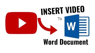 How to Insert/Embed and Play Video in Word Document (2020)