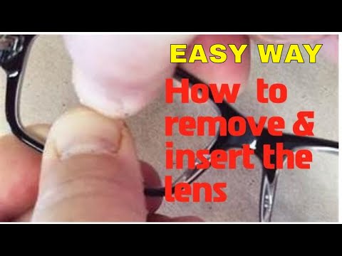 How To Remove and Insert Prescription Lenses in Full-Frame (PART 1) #OPTICIAN #EYEGLASSES #OPTICAL