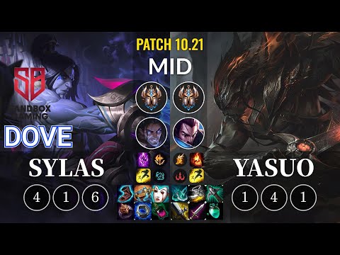 SB Dove Sylas vs Yasuo Mid - KR Patch 10.21