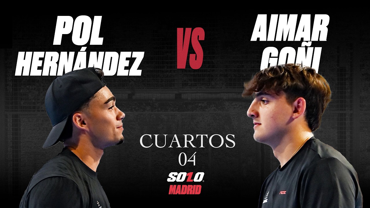 Cuartos de final 4 del Open 03 Madrid — Pol Hernández vs Aimar Goñi