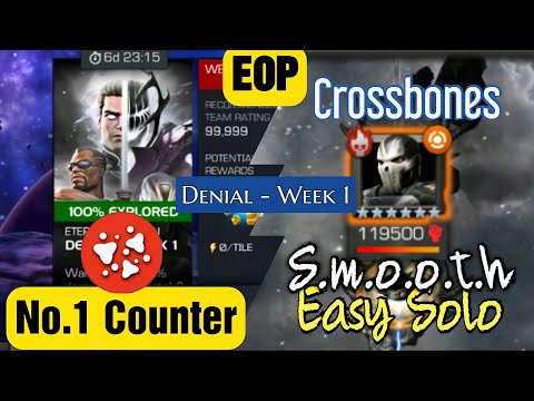 No.1 Counter | EOP Eternity of Pain Denial Week 1 | Crossbones Easy Solo | Birds of a Feather 🪶