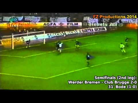 1991-1992 Cup Winners' Cup: SV Werder Bremen All Goals (Road to Victory)