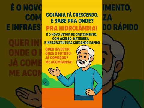 Por que Hidrolândia é o futuro#shorts #hidrolandia #goias #goiania #aparecidadegoiania #Investimento