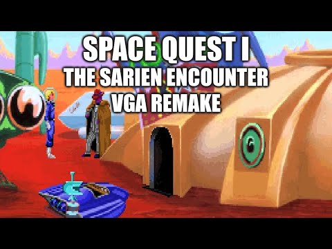 SPACE QUEST I (VGA Remake) Adventure Game Gameplay Walkthrough - No Commentary Playthrough