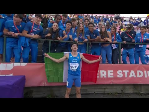 Europei U20 2025 Tampere - Finale 200m M - Diego Nappi medaglia d'oro🥇