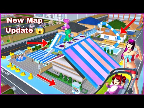 Map Update: New Amusement Blue Lagoon Water Park at the Sushi Bar in Sakura mins and 