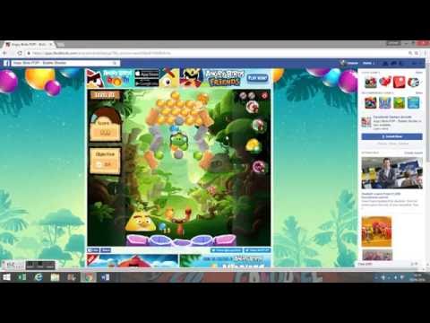 Angry Birds POP! on Facebook - Level 81 Walkthrough