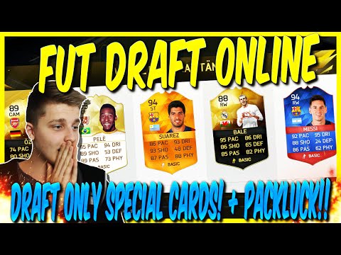 FIFA 16: FUT DRAFT ONLINE CHALLENGE (DEUTSCH) - FIFA 16 ULTIMATE TEAM - SPECIAL CARDS + PACKLUCK!!