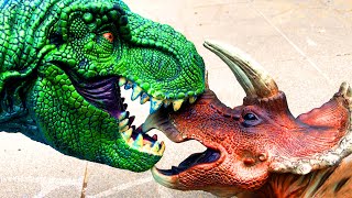 🔴Top Tyrannosaure VS Triceratops - DINOSAURS EVOLUTION OF GODZILLA COW: Atomic Breath Jurassic World