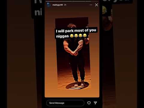Matty Gz Saying the word nigga againnn !🤧🚮 #drillscene #mattygz #whiteboy
