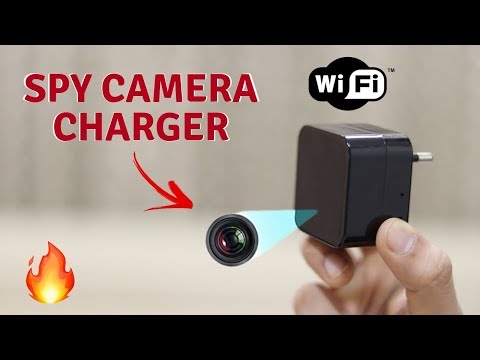 Spy Camera with WiFi Smart Charger Spy Camera Tech Unboxing