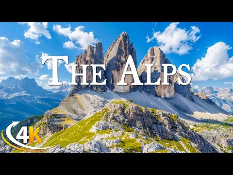 The Alps 4K Nature Relaxation Film - Calming Piano Music - Amazing Alpine Landscapes