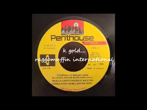 Marcia Griffith, Cobra, Tony Rebel, Buju, Beenie Man - Stepping To Mount Zion - Penthouse 7" - 1995