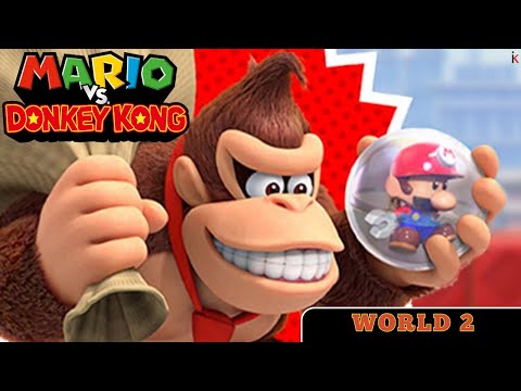 Let's Play MARIO VS DONKEY KONG | World 2: Donkey Kong Jungle | Nintendo Switch