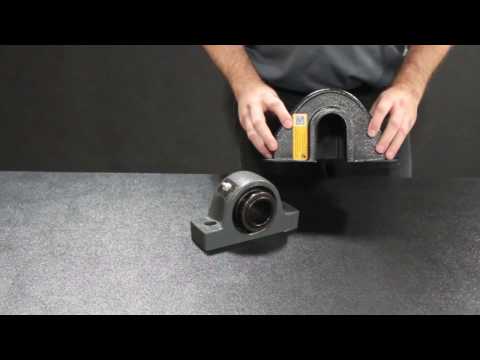 Part of a video titled How to Size a Pillow Block Bearing Cover - YouTube