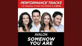 Somehow You Are (Performance Track In Key Of G Without Background Vocals)