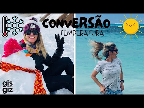 GRAUS CELSIUS E FAHRENHEIT - CONVERSÃO DE TEMPERATURA  #07