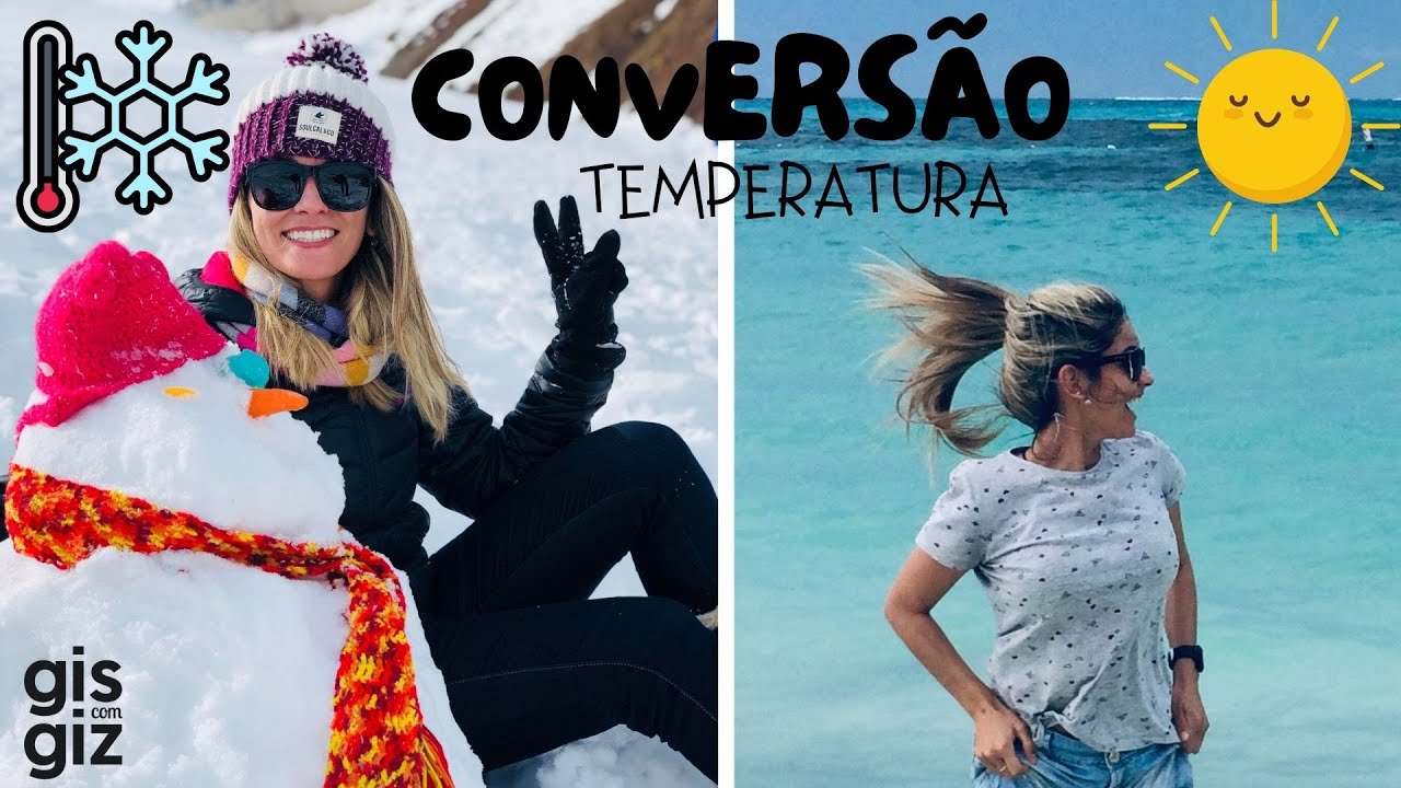 GRAUS CELSIUS E FAHRENHEIT - CONVERSÃO DE TEMPERATURA  #07