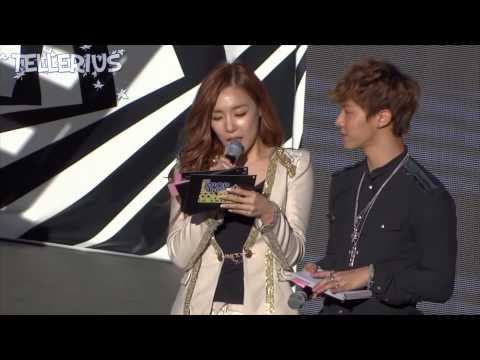 [FANCAM][121110] SBS K-Pop Super Concert Rehearsal: MC Talk #2 - Yonghwa, Tiffany, Kikwang