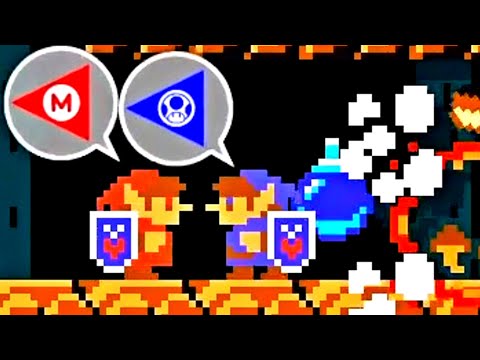 Super Mario Maker 2 Multiplayer Co-OP with Randoms O_o #120