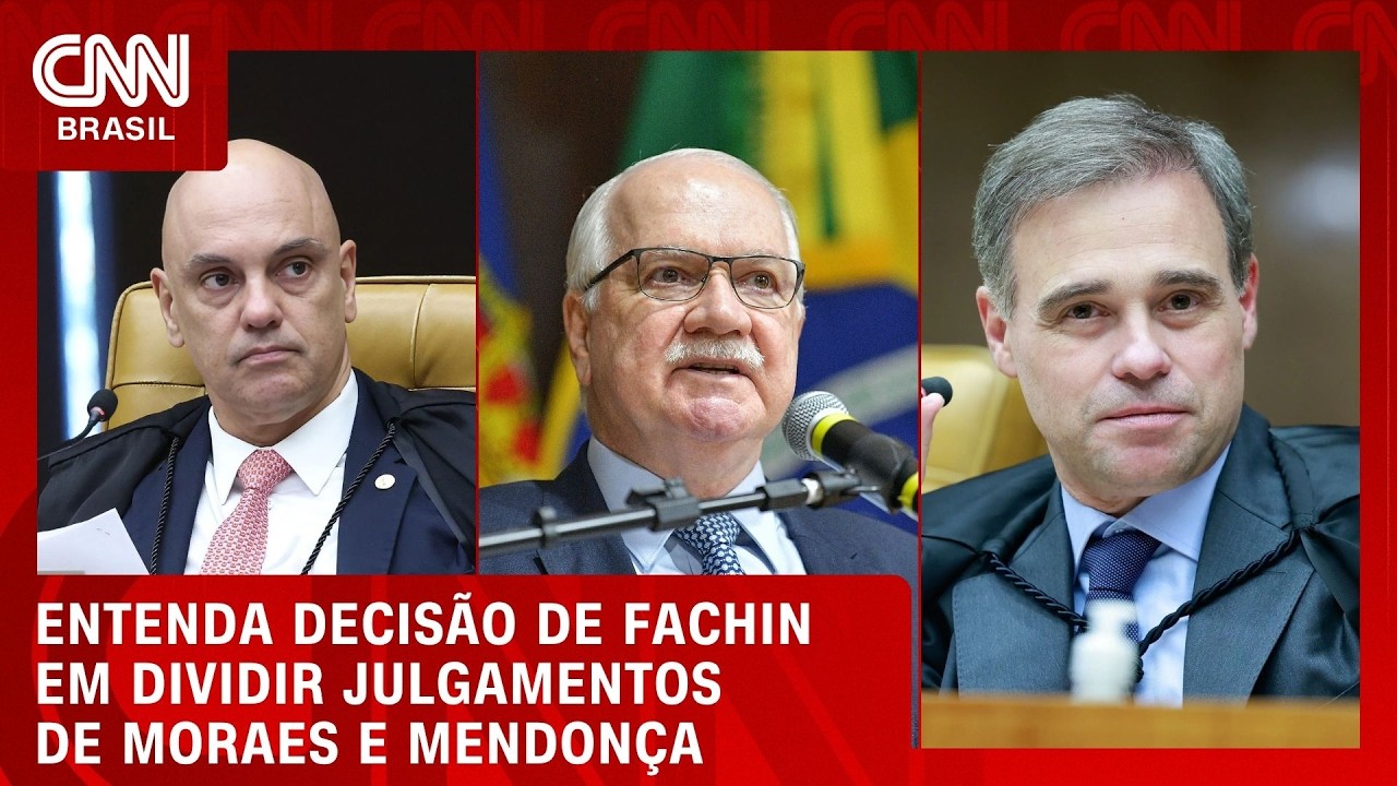 Crise no STF: entenda por que Fachin dividiu julgamento de Moraes e Mendonça | CNN AGORA