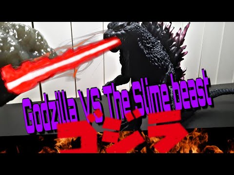 godzilla vs slime monster