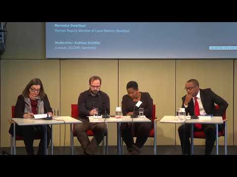 COLONIAL REPERCUSSIONS - Panel "Crimes committed by colonial Germany against the Herero and Nama"