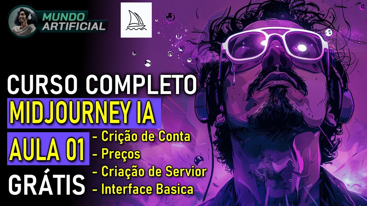 🔴 AULA 01 - Curso de Midjourney COMPLETO Para INICIANTES