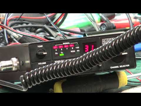 Amstrad CB901 UK FM CB27/81 -  On The Air test after extensive repair