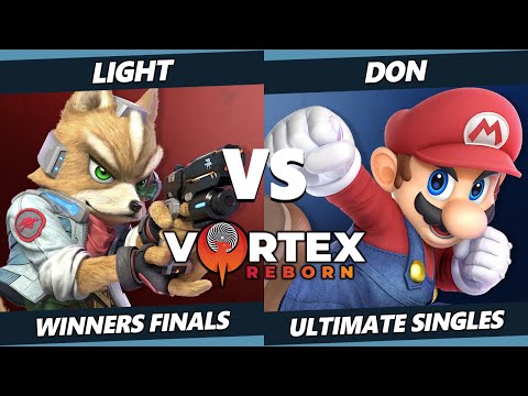 Vortex Legends 12 Winners Finals - Light (Fox) Vs. Don (Mario) SSBU Ultimate Tournament