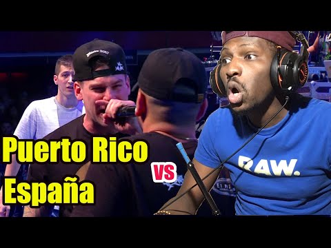 REACCION Puerto rico v/s España - Semifinal Godlevelfest 2018 (OFICIAL) | ENGLISH SUBTITLES |