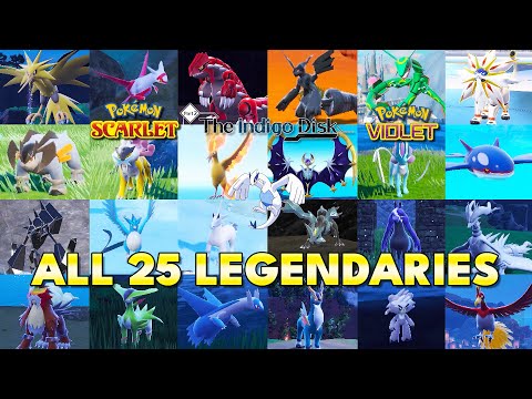 All 25 Legendary Pokemon Locations in Scarlet and Violet Indigo Disk DLC