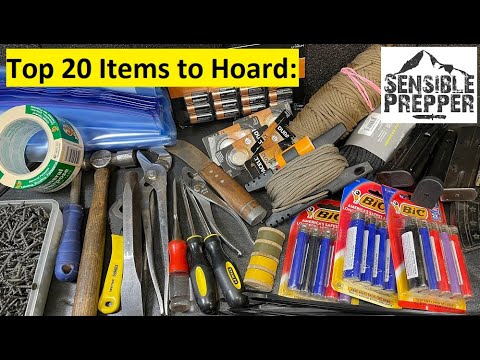 Top 20 Items to Hoard : Prepper School Vol. 23