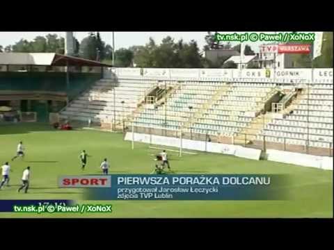 tv.nsk.pl 2012-09-08 I liga Boganka Łęczna - Dolcan Ząbki 2-1 (2-1) bramki skrót wypowiedzi
