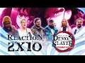 Demon Slayer Entertainment District Arc 2x10 What Are You The Normies Group Reaction