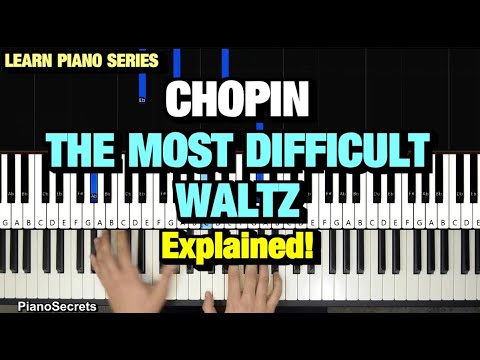 How to Play Chopin - The Most Difficult Waltz Op 42 (Piano Tutorial Lesson)