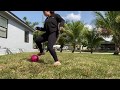 Julissa's Soccer skills (dribble, juggle, pass)