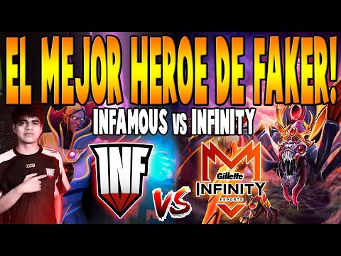 INFAMOUS vs INFINITY [BO3] - El Mejor Héroe de Faker! - OGA DPC SA Season 2 DOTA 2